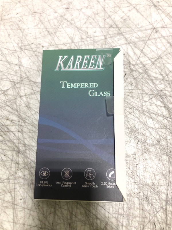 Photo 1 of KAREEN 2 Pack Privacy Screen Protector for iPhone 12 Pro Max 6.7-Inch Anti Spy Private Tempered Glass Film, Bubble Free, 9H Hardness, Easy to Install, Case Friendly