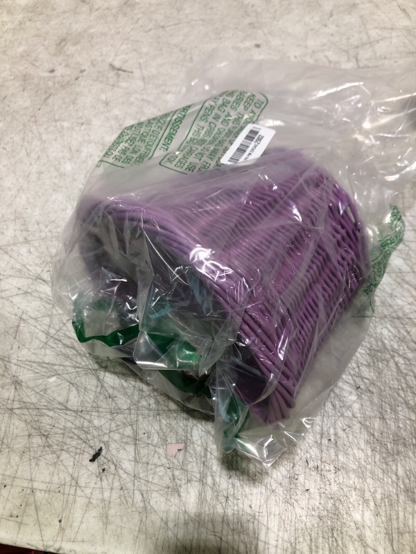 Photo 1 of Bike Basket, Little Box Made by Willow for Bicycle, Arts and Crafts. (Purple)