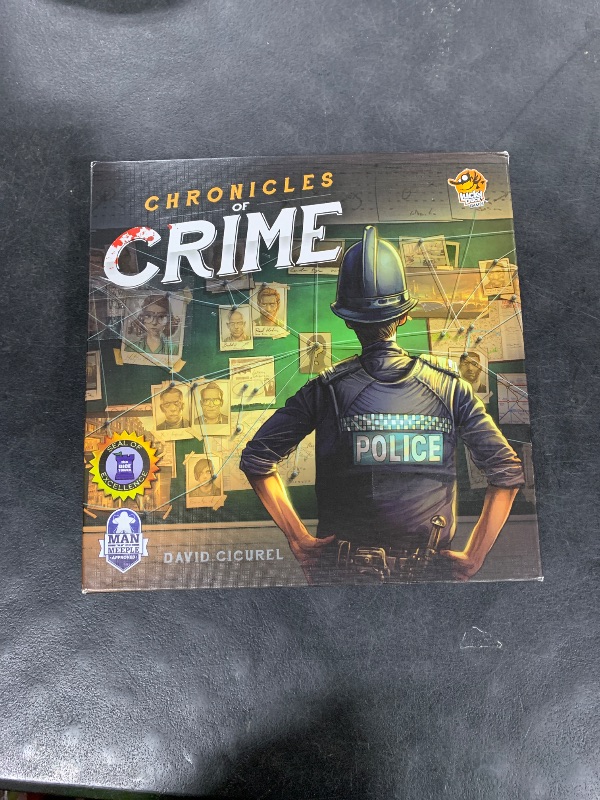 Photo 1 of Chronicles of Crime Board Game | Murder Mystery Game | Criminal Investigation Game | Cooperative Game for Kids and Adults | Ages 12+ | 1-4 Players | Avg. Playtime 60-90 Mins | Made by Lucky Duck Games