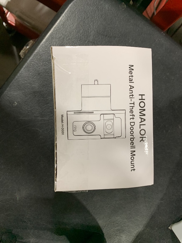 Photo 1 of Anti Theft Ring Doorbell Mount - Renter Friendly Ring Doorbell Holder for Apartment Door - All Metal Ring Door Bracket Blink Doorbell Mount No Drill