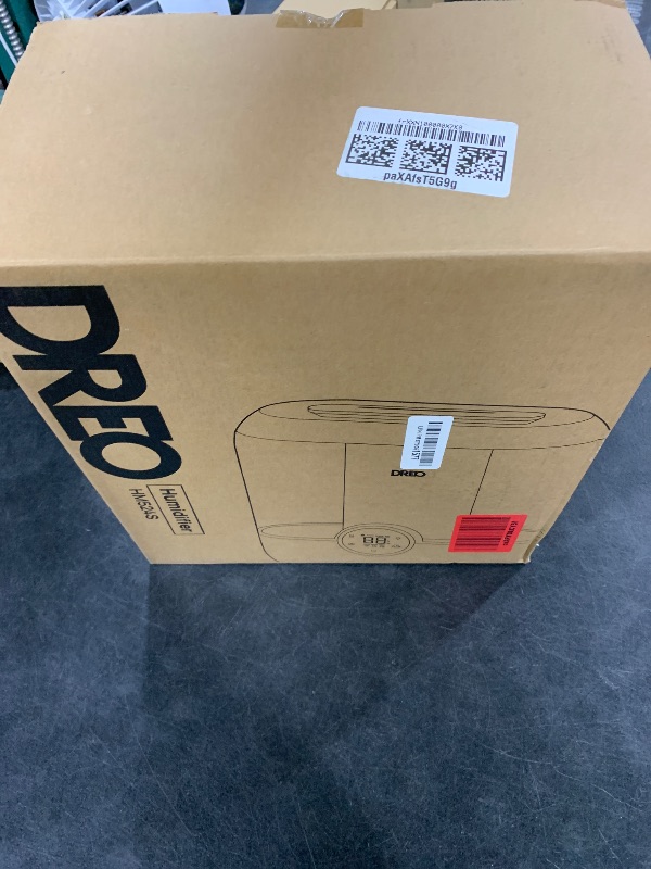 Photo 1 of Dreo Smart Humidifiers for Bedroom, 6L Top Fill Supersized Cool Mist Humidifier for Large Room, 60 Hour Runtime, Quiet Ultrasonic Humidifiers for Plants, Baby, Indoor, Home, Night Light, Black