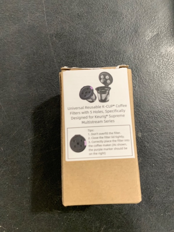 Photo 1 of Reusable K Cups for Keurig, 2-Pack Universal K CUP Refillable Coffee Pods with 5 Holes, Designed for Keurig K Supreme, K Slim, K-Duo Gen2, K-Brew Chill with MultiStream Technology