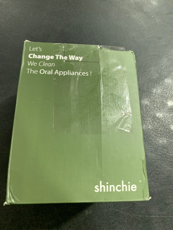 Photo 1 of Shinchie Ultrasonic Retainer Cleaner – Auto-Adjust 39-48kHz Electric Cleaner for Aligner, NightGuard, Mouth Guard, Denture & More | Easy & Quiet
