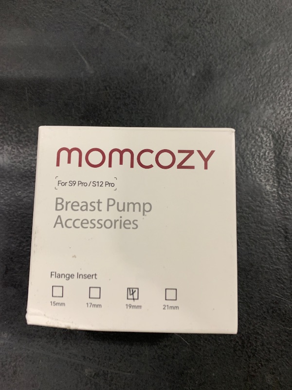 Photo 1 of Momcozy Flange Insert 19mm Compatible with 24mm Flange/Shield of Most Pumps, Insert for Breast Pump Replacement Accessories, 4PCS 19mm