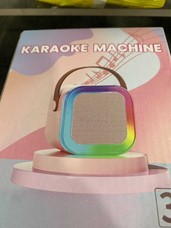 Photo 1 of Mini Karaoke Machine for Kids Adults, Portable Bluetooth Speaker with 2 Wireless Karaoke Microphones,2025 TOP Birthday Gifts Toys for Girls 3, 4, 5, 6, 7, 8+Years Old Toddler Karaoke Player