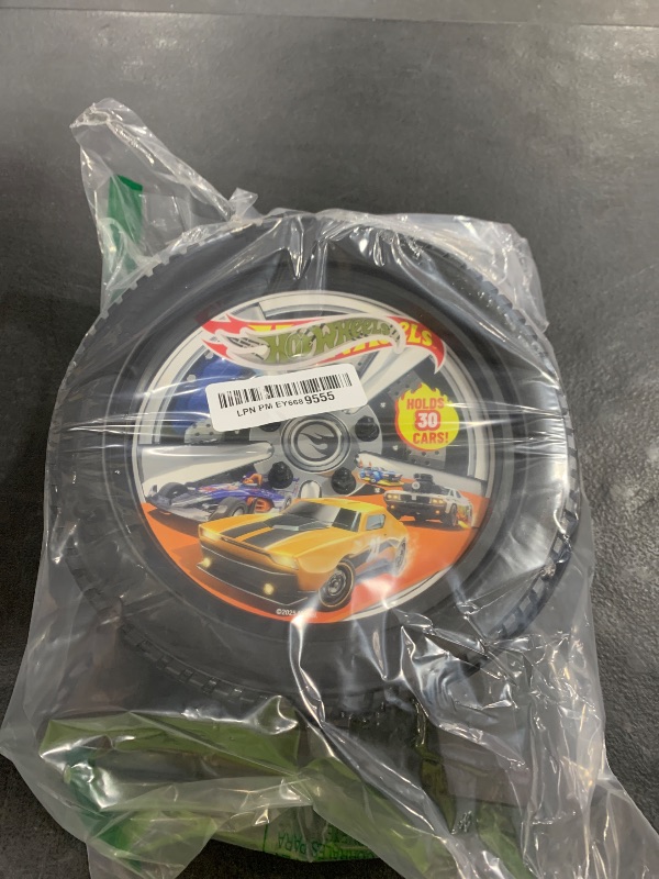 Photo 1 of Mattel: Hot Wheels 30 Car Case - Wheel-Shaped Organizer, Storage Accessory, Holds 1:64 Scale Die-Cast Toy Vehicles, Play-Display, Officially Licensed Amazon Exclusive