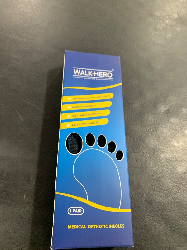Photo 1 of Inserts Relieve Plantar Fasciitis - Flat Feet Insoles Arch Supports, Orthotic Insoles for Foot Pain Arch Pain Reduce Muscle Fatigue Absorb Shock (Mens 6-6 1/2 | Womens 8-8 1/2)