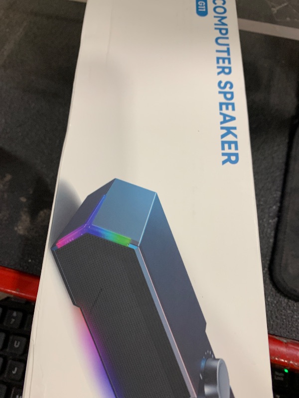 Photo 1 of LENRUE G11 Computer Speakers for Desktop, Touch Lights PC Speakers with Surge Clear Sound, USB C/USB Powered for Computer Desktop PC Laptop Monitor