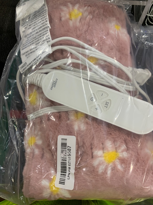 Photo 1 of GOQOTOMO Flower Heating Pad for Back Pain Relief- 12" x 24"12 Heat Levels, 8 Timers Stay on, Machine Washable -F1224