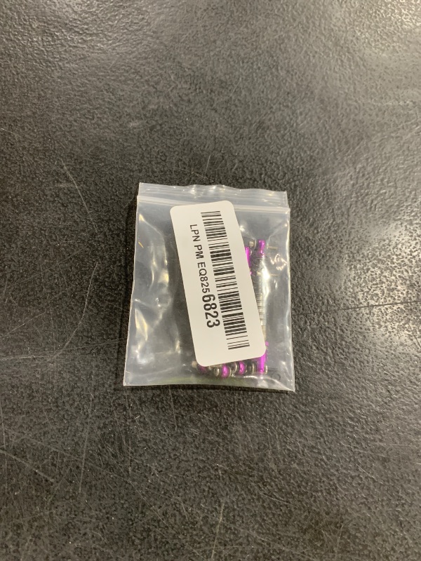 Photo 1 of RC-Hub 4Pcs Aluminum Shock Absorber Damper 48mm for 1/24 Axial SCX24 90081 Deadbolt AXI00001 AXI00002 AXI00004 AXI00005 AXI00006 RC Crawler Car(Purple+Black)