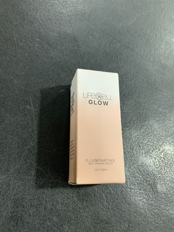 Photo 1 of LifeCell Glow Self-Tanning Drops for Face & Body, DHA & Squalane Formula, Customizable Tan, Streak-Free, Hydrating, Fragrance-Free, Non-Comedogenic, Safe for All Skin Types, 1 Fl Oz