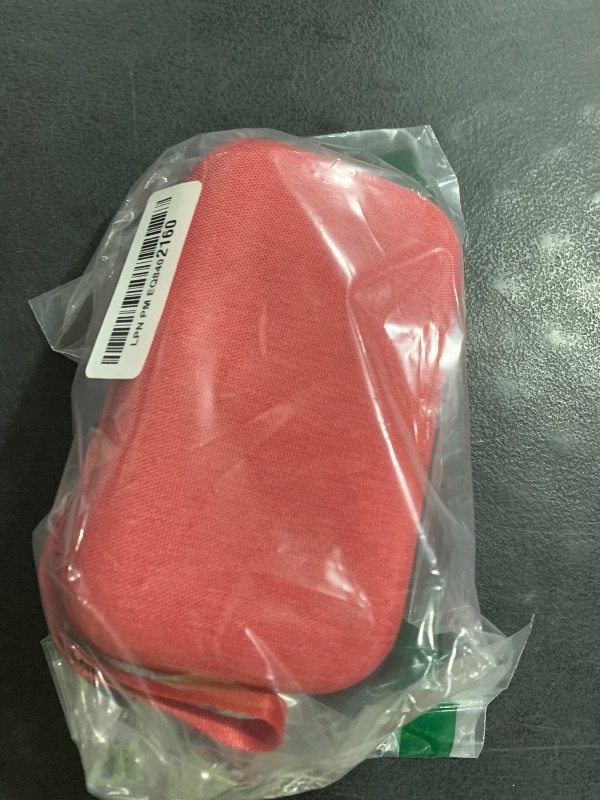 Photo 1 of JCHPINE Hard Carrying Case and Silicone Cover for JBL Clip 4 Portable Bluetooth Speaker, Protective Travel Case Storage for JBL Clip 4 Speaker Accessories (Red)