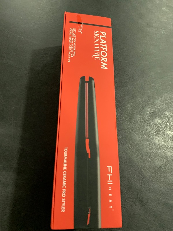 Photo 1 of FHI HEAT Platform Pro Styling Tourmaline Hair Straightener for All Hair Types, 1/2 Inch