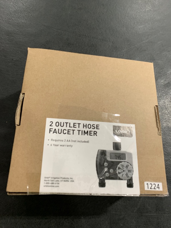 Photo 1 of Orbit 58910 2-Outlet Programmable Digital Hose Watering Timer