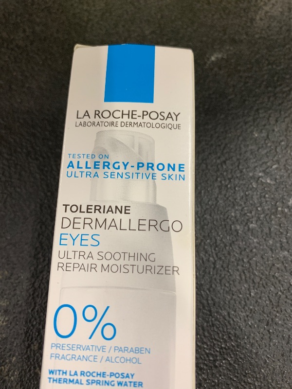 Photo 1 of La Roche-Posay Toleriane Dermallergo Eye Cream Soothing Repair Moisturizer, Soothes and Comforts Sensitive Skin, Allergy Tested, Fragrance Free, Alcohol Free, Formerly Toleriane Ultra Eyes