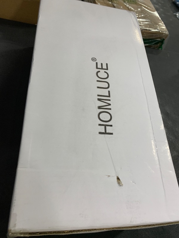 Photo 1 of HOMLUCE 14.2in Alabaster Wall Sconce, Large Natural Marble Wall Light Decor, LED Modern Wall Lamp for Bedroom, Stairs, Living Room, Vanity, Bedside, Hallway ?Brushed Bronze 12W?