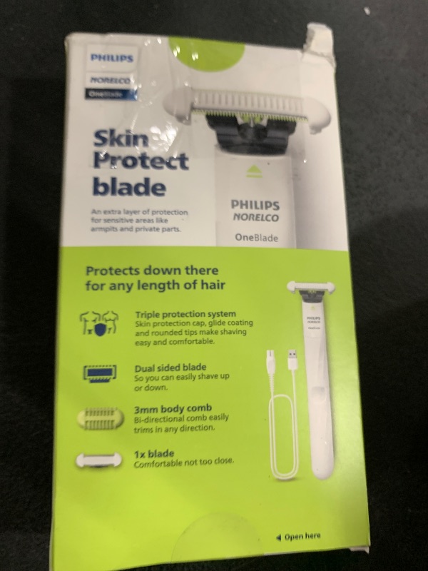 Photo 1 of Philips Norelco OneBlade Intimate, Designed for Pubic Grooming, Trim & Shave with Extra Skin Protection, Waterproof, Model QP1924/70