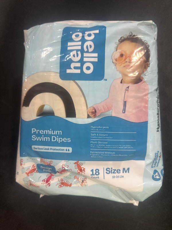 Photo 1 of Hello Bello Premium Swim Diapers I Affordable and Eco-Friendly Disposable Swim Dipes for Babies and Kids I Size Medium