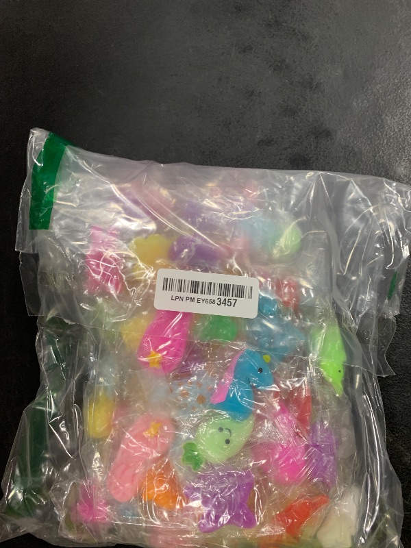 Photo 1 of 100 Pack Squishies Toys, Tiny Mochi Squishy Fidget Toys Random Bulk Party Favors for Kids 4- 8 8-12 Goodie Bag Pinata Stocking Stuffers Classroom Prizes Treasure Box Egg Fillers Girls
