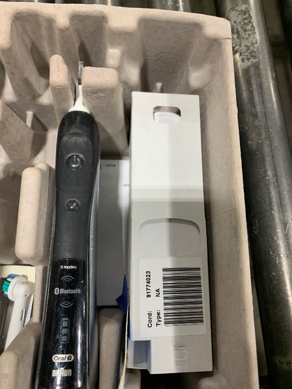 Photo 1 of Oral-B Genius X Limited Rechargeable Electric Toothbrush with 1 Replacement Brush Head, Travel Case, White