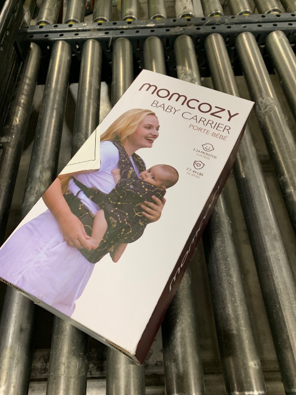 Photo 1 of Momcozy Baby Carrier - Ergonomic, Cozy and Lightweight Carrier for 3-24 Months, Effortless to Put On, Ideal for Hands-Free Parenting, Enhanced Lumbar Support, Purehug for Infant to Toddler, Black