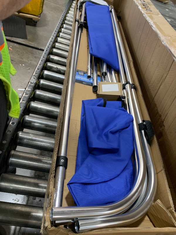 Photo 1 of  Waterproof Boat Top, 61-66"W 4 Bow, UV Resistant, Aluminum Frame, Blue 