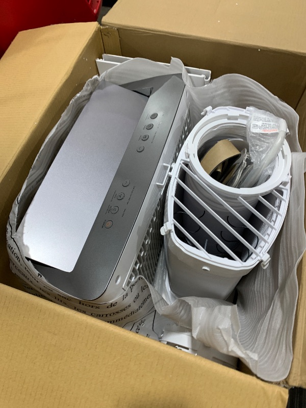 Photo 1 of Whynter Inverter Portable Air Conditioner 14,000 BTU with Dual Hose, Dehumidifier, Cooling Fan & Smart Wi-Fi for 600 Sq Ft Rooms, NEX ARC-1230WN (12,000 SACC), White