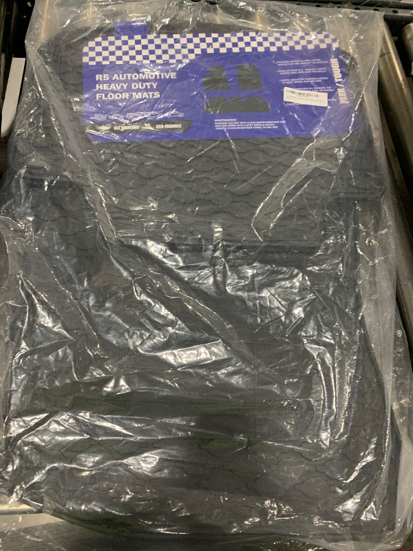 Photo 1 of Custom-fit for 2018-2024 BMW X3 / 2019-2024 BMW X4 Premium All-Weather Rubber Floor Mats and Liners Front and 2nd Row Heavy Duty Set (Black)