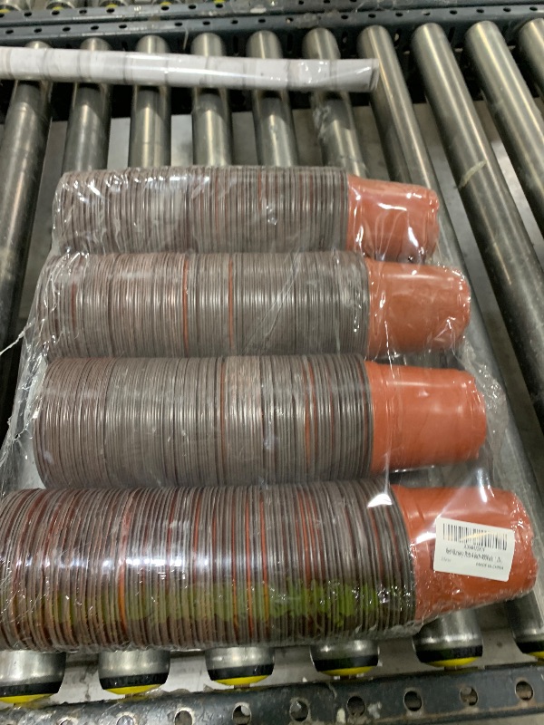 Photo 1 of JNYONG 4 Inch 400 Pack Plastic Nursery Pots with Drainage Holes,Plastic Seed Starting Pots Come with 400 Pcs Labels, Reusable Seedling Flower Plant Container for Succulents, Seedlings, Transplanting