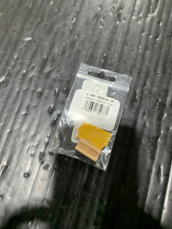 Photo 1 of MiniMount for RODE Lavalier/Lavalier GO. Slim, Low-Profile and Made from Hardened Plastic. Hand-Finished for Smoothness. Includes 5x Hypoallergenic MiniMount Stickies (Beige)