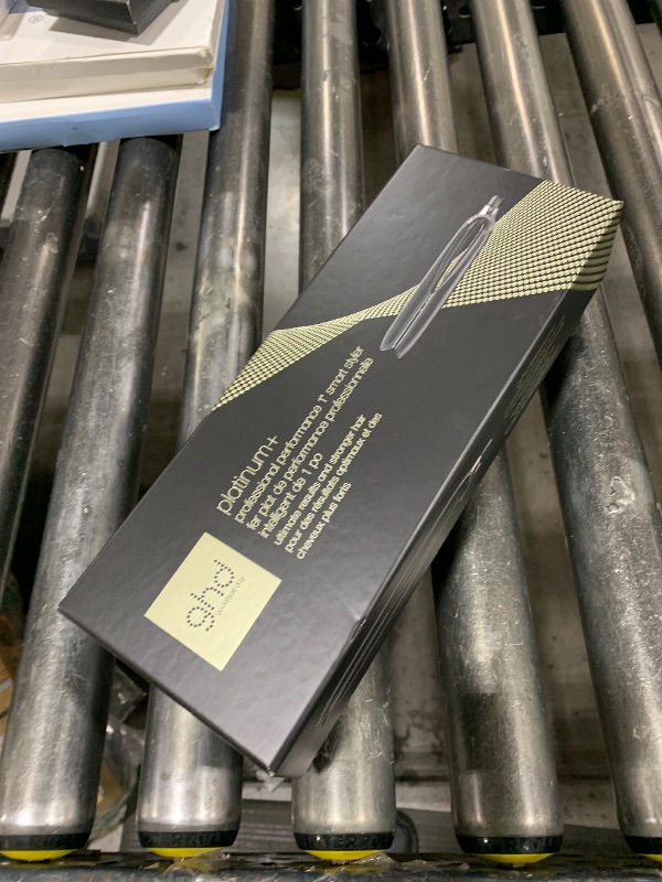 Photo 1 of ghd Platinum+ Styler - 1” Smart Flat Iron Hair Straightener - Professional Ceramic Styling Tool with Predictive Heat Control and Automatic Shut-Off - More Shine and More Color Protection - Black