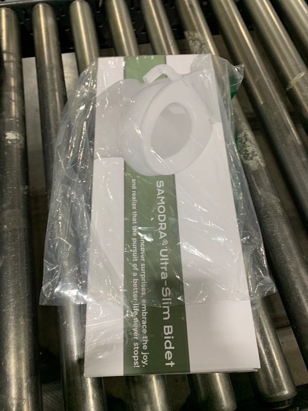 Photo 1 of SAMODRA Ultra-Slim Bidet Attachment for Toilet - Dual Nozzle (Frontal & Rear Wash) Hygienic Bidets for Existing Toilets - Adjustable Water Pressure Fresh Water Toilet Bidet - Easy to Install