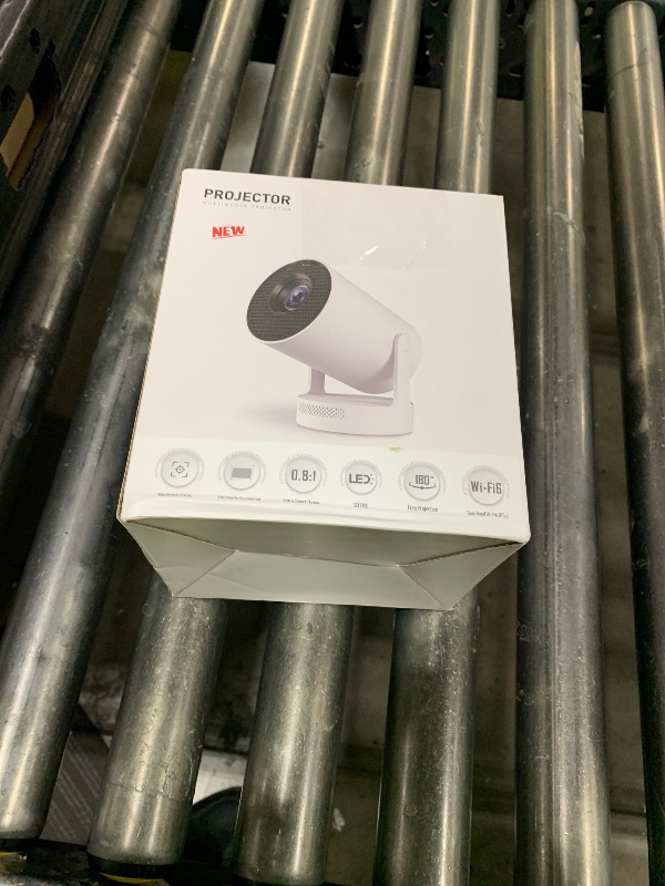 Photo 1 of ?Electric Focus?Mini Portable Projector with 4K Support, Bluetooth 5.4 WIFI6, 5watt Sound Base Speaker, 260 ANSI, Android 11, 210° Rotation , Auto Keystone Correction Video Projector HY300 PLUS