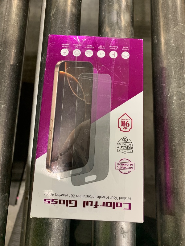 Photo 1 of Jephuwneh 2 Pack Gradient Tempered Glass for iPhone 16 Pro Max Privacy Screen Protector for iPhone16ProMax 6.9inch Anti Spy Anti Blue Light Eye Protection HD Ultra Clear Anti-Scratch Bubble Free
