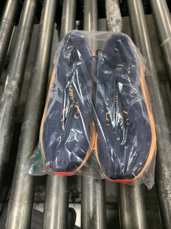 Photo 1 of ASICS Men's NOVABLAST 5 Running Shoes, 9.5, Midnight/Orange Glow