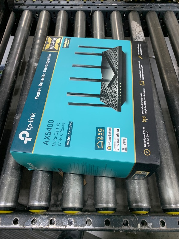 Photo 1 of TP-Link AX5400 WiFi 6 Router (Archer AX72 Pro) Multi Gigabit Wireless Internet Router, 1 x 2.5 Gbps Port, Dual Band, VPN Support, Guest Network, MU-MIMO, USB 3.0 Port, WPA3, Compatible with Alexa