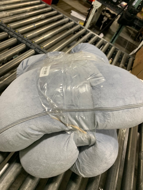 Photo 1 of MOON PARK Pregnancy Pillows for Sleeping - U Shaped Full Body Maternity Pillow with Removable Cover - Support for Back, Legs, Belly, HIPS - 57 Inch Pregnancy Pillow for Women - Grey