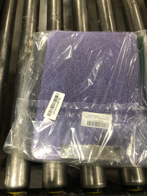 Photo 1 of 1 Pcs Clear Glitter Clipboards, Plastic Clipboard with Pen Holder,Size 8.85 x 12.4 in Shiny Clipboards with Low Profile Clip,Cute Hanging Clipboard for Office School Supplies Sparkly Clip board-Purple