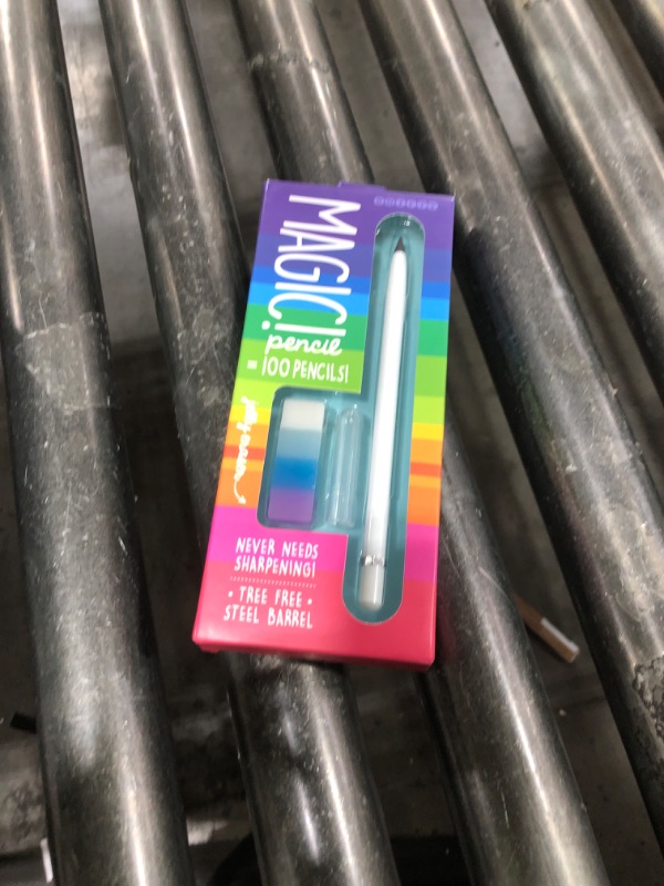 Photo 1 of SNIFTY Magic Pencil - Compressed graphite tip equals 100 pencils - white barrel + matching chunky eraser