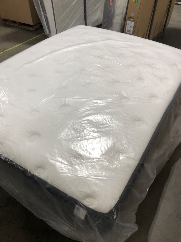 Photo 1 of  Queen Mattress, 14 Inch Hybrid Mattresses Black with Gel Memory Foam and Individually Pocket Innerspring Euro Top Medium Firm for Motion Isolation, Edge Support, 100 Night Trial 