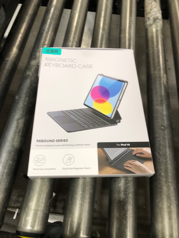 Photo 1 of ESR iPad 11th(A16, 2025)/10th Gen Case with Keyboard, Magic Keyboard for iPad 10.9", Case with Floating Cantilever Stand, Springy Backlit Keys, Multi-Touch Trackpad, Rebound Series, Black