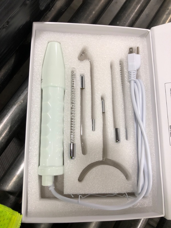 Photo 1 of NuDerma Clinical Skin Therapy Wand - Portable Skin Therapy Machine w 6 Fusion Neon + Argon Wands – Anti Aging - Clarifying - Skin Tightening & Radiance - Wrinkle Reducing