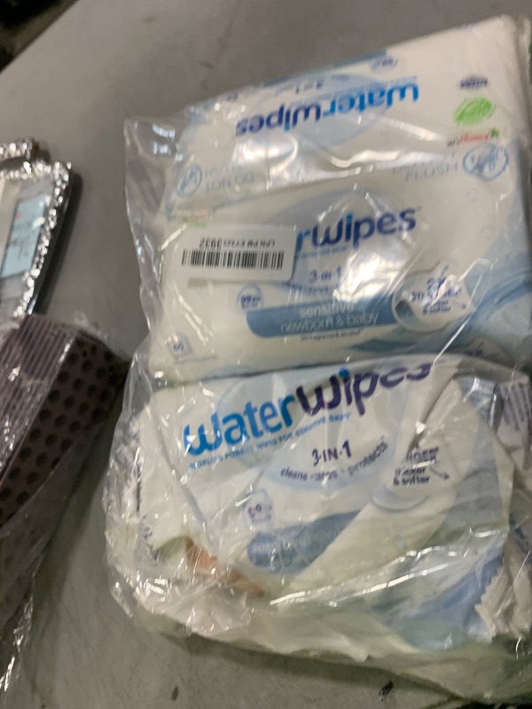 Photo 1 of WaterWipes Sensitive+ Newborn & Baby Wipes, 3-In-1 Cleans, Cares, Protects, 99.9% Water, Unscented & Hypoallergenic, 300 Count (5 Packs)