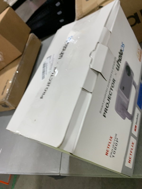 Photo 1 of [Netflix Officially & AI Auto Focus] Portable Projector Native1080P Support 4K Parse WIFI6 5G Wireless 5.0 Bluetooth Android 13,300ANSI,360° Rotatable, Auto Keystone Correction Video Projecto