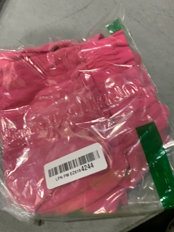 Photo 1 of Haloumoning Girls Shorts Kids Ruffle High Waisted Shorts Cute Summer Dress Shorts with Pockets 5-14 Years Rose Red