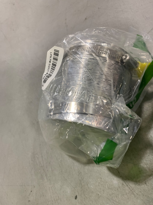 Photo 1 of Steelsoft Heavy Duty 4"Flexible Dryer Vent Exhaust Duct Hose 3 Feet for Tight Space, Extra Thick(6-ply) Aluminum Foil Ducting Kit with 2 Key Hose Clamps
