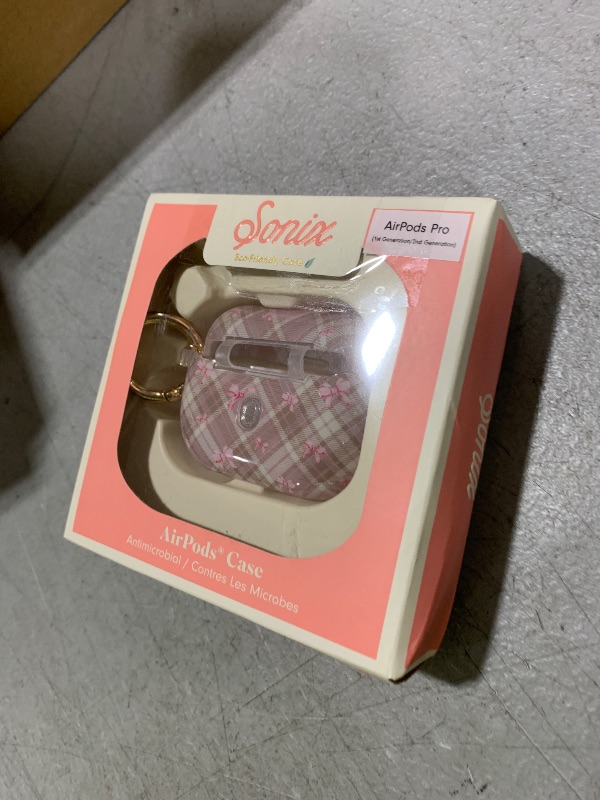 Photo 1 of Sonix Cases for AirPods Pro (1st Gen) - Hard Cover, Protective Case for Apple AirPods Pro Gen 1 | Clueless Pink