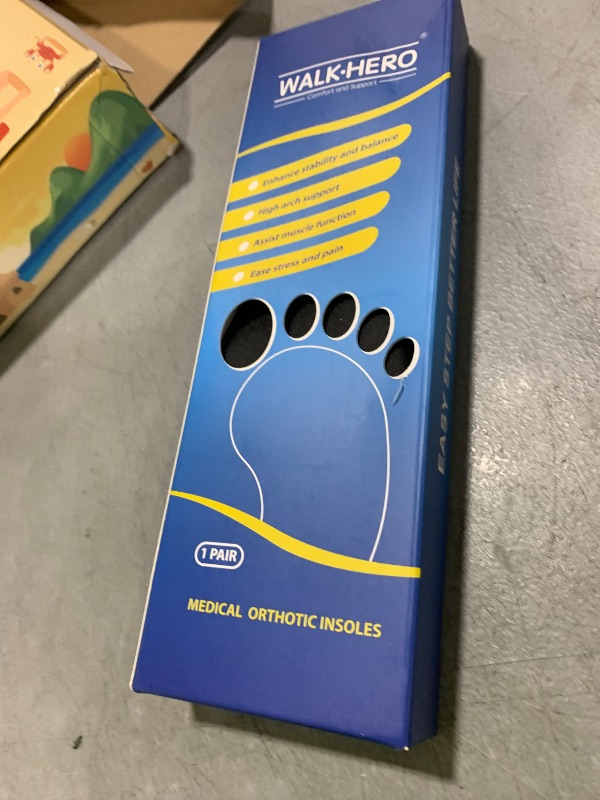Photo 1 of Plantar Fasciitis Feet Insoles Arch Supports Orthotics Inserts Relieve Flat Feet, High Arch (Mens 11-11 1/2 | Womens 13-13 1/2)