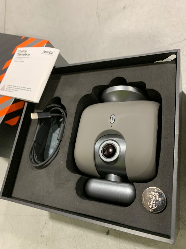 Photo 1 of XbotGo Chameleon AI Auto Sports Action Camera - 4K 60FPS Soccer Camera and Basketball Tracking Camera for Team Sports, Live Streaming, No Subscription, Works with iOS & Android (Lava Graphite)