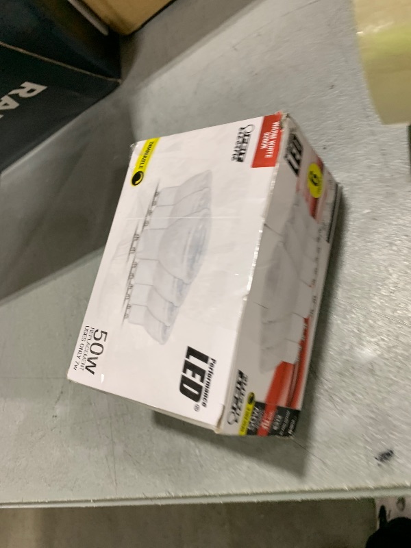 Photo 1 of Feit Electric MR16 GU10 LED Bulbs, 50W Equivalent, Dimmable, 3000k Bright White, Spotlight Track Lighting Bulbs, Enhance Mini Split Reflector, BPMR16IFGU500930CA/6, 6 Count (Pack of 1)
